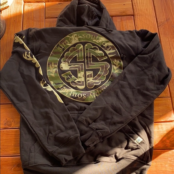 Simply Southern ACDMY Black Deer Hoodie - Picture 1 of 6